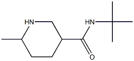 N-(tert-butyl)-6-methylpiperidine-3-carboxamide Struktur