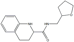 N-(tetrahydrofuran-2-ylmethyl)-1,2,3,4-tetrahydroquinoline-2-carboxamide Struktur