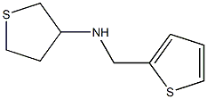 N-(thiophen-2-ylmethyl)thiolan-3-amine Struktur