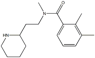 N,2,3-trimethyl-N-[2-(piperidin-2-yl)ethyl]benzamide Struktur