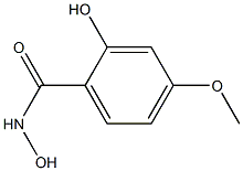 N,2-dihydroxy-4-methoxybenzamide Struktur