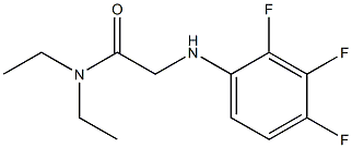 N,N-diethyl-2-[(2,3,4-trifluorophenyl)amino]acetamide Struktur