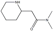 N,N-dimethyl-2-(piperidin-2-yl)acetamide Struktur