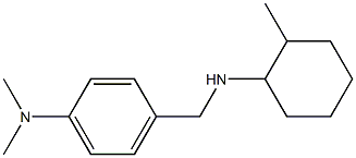 N,N-dimethyl-4-{[(2-methylcyclohexyl)amino]methyl}aniline Struktur