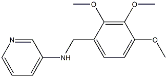 N-[(2,3,4-trimethoxyphenyl)methyl]pyridin-3-amine Struktur