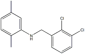 N-[(2,3-dichlorophenyl)methyl]-2,5-dimethylaniline Struktur