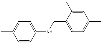 N-[(2,4-dimethylphenyl)methyl]-4-methylaniline Struktur