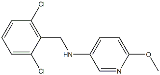 N-[(2,6-dichlorophenyl)methyl]-6-methoxypyridin-3-amine Struktur