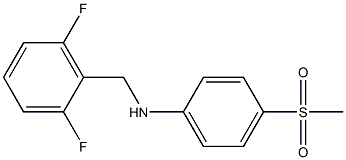 N-[(2,6-difluorophenyl)methyl]-4-methanesulfonylaniline Struktur