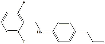 N-[(2,6-difluorophenyl)methyl]-4-propylaniline Struktur