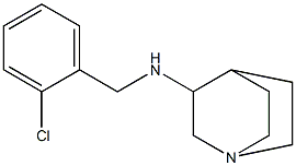 N-[(2-chlorophenyl)methyl]-1-azabicyclo[2.2.2]octan-3-amine Struktur