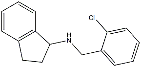 N-[(2-chlorophenyl)methyl]-2,3-dihydro-1H-inden-1-amine Struktur