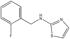 N-[(2-fluorophenyl)methyl]-1,3-thiazol-2-amine Struktur