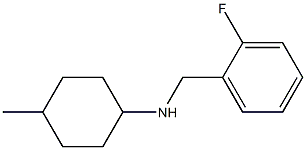 N-[(2-fluorophenyl)methyl]-4-methylcyclohexan-1-amine Struktur