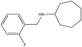 N-[(2-fluorophenyl)methyl]cycloheptanamine Struktur