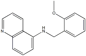 N-[(2-methoxyphenyl)methyl]quinolin-5-amine Struktur