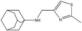 N-[(2-methyl-1,3-thiazol-4-yl)methyl]adamantan-1-amine Struktur