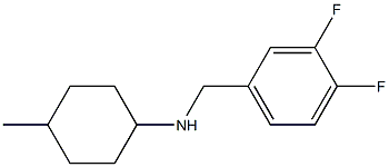 N-[(3,4-difluorophenyl)methyl]-4-methylcyclohexan-1-amine Struktur