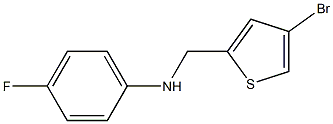 N-[(4-bromothiophen-2-yl)methyl]-4-fluoroaniline Struktur