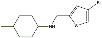 N-[(4-bromothiophen-2-yl)methyl]-4-methylcyclohexan-1-amine Struktur