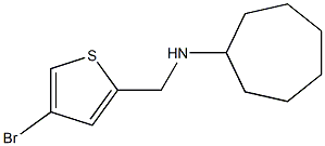 N-[(4-bromothiophen-2-yl)methyl]cycloheptanamine Struktur