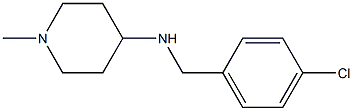 N-[(4-chlorophenyl)methyl]-1-methylpiperidin-4-amine Struktur