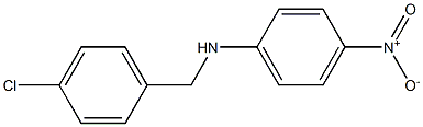 N-[(4-chlorophenyl)methyl]-4-nitroaniline Struktur