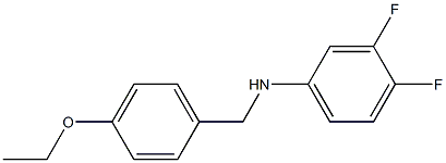 N-[(4-ethoxyphenyl)methyl]-3,4-difluoroaniline Struktur