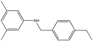 N-[(4-ethylphenyl)methyl]-3,5-dimethylaniline Struktur