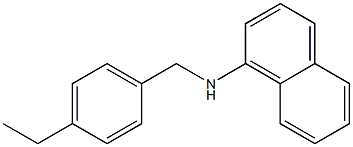 N-[(4-ethylphenyl)methyl]naphthalen-1-amine Struktur