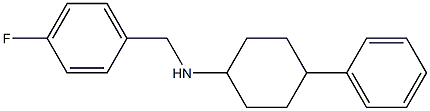 N-[(4-fluorophenyl)methyl]-4-phenylcyclohexan-1-amine Struktur