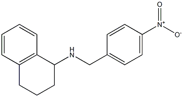 N-[(4-nitrophenyl)methyl]-1,2,3,4-tetrahydronaphthalen-1-amine Struktur