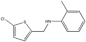 N-[(5-chlorothiophen-2-yl)methyl]-2-methylaniline Struktur