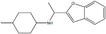 N-[1-(1-benzofuran-2-yl)ethyl]-4-methylcyclohexan-1-amine Struktur