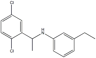 N-[1-(2,5-dichlorophenyl)ethyl]-3-ethylaniline Struktur