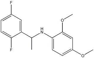 N-[1-(2,5-difluorophenyl)ethyl]-2,4-dimethoxyaniline Struktur