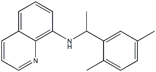 N-[1-(2,5-dimethylphenyl)ethyl]quinolin-8-amine Struktur