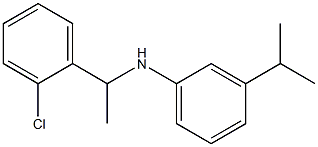 N-[1-(2-chlorophenyl)ethyl]-3-(propan-2-yl)aniline Struktur