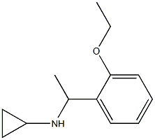 N-[1-(2-ethoxyphenyl)ethyl]cyclopropanamine Struktur