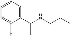 N-[1-(2-fluorophenyl)ethyl]-N-propylamine Struktur