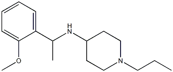 N-[1-(2-methoxyphenyl)ethyl]-1-propylpiperidin-4-amine Struktur