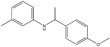 N-[1-(4-methoxyphenyl)ethyl]-3-methylaniline Struktur