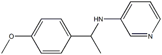 N-[1-(4-methoxyphenyl)ethyl]pyridin-3-amine Struktur