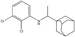 N-[1-(adamantan-1-yl)ethyl]-2,3-dichloroaniline Struktur