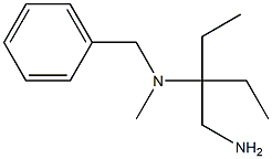 N-[1-(aminomethyl)-1-ethylpropyl]-N-benzyl-N-methylamine Struktur