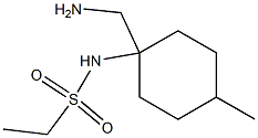 N-[1-(aminomethyl)-4-methylcyclohexyl]ethane-1-sulfonamide Struktur