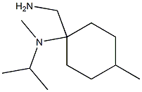 N-[1-(aminomethyl)-4-methylcyclohexyl]-N-isopropyl-N-methylamine Struktur