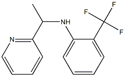 N-[1-(pyridin-2-yl)ethyl]-2-(trifluoromethyl)aniline Struktur