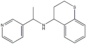 N-[1-(pyridin-3-yl)ethyl]-3,4-dihydro-2H-1-benzothiopyran-4-amine Struktur