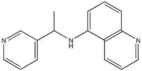 N-[1-(pyridin-3-yl)ethyl]quinolin-5-amine Struktur